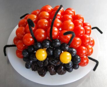 Ateliers de sculpture sur fruits et légumes