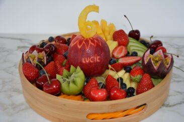 Plateau de fruits anniversaire