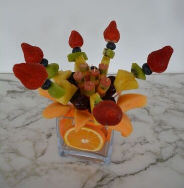 Brochettes de fruits