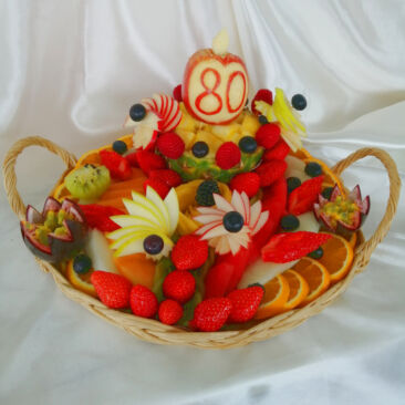 Plateau de fruits anniversaire