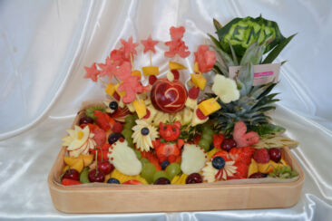 Plateau de fruits anniversaire