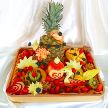 Plateau de fruits anniversaire